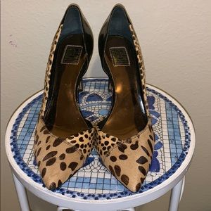 Carlos Falchi animal print pumps 8.5M